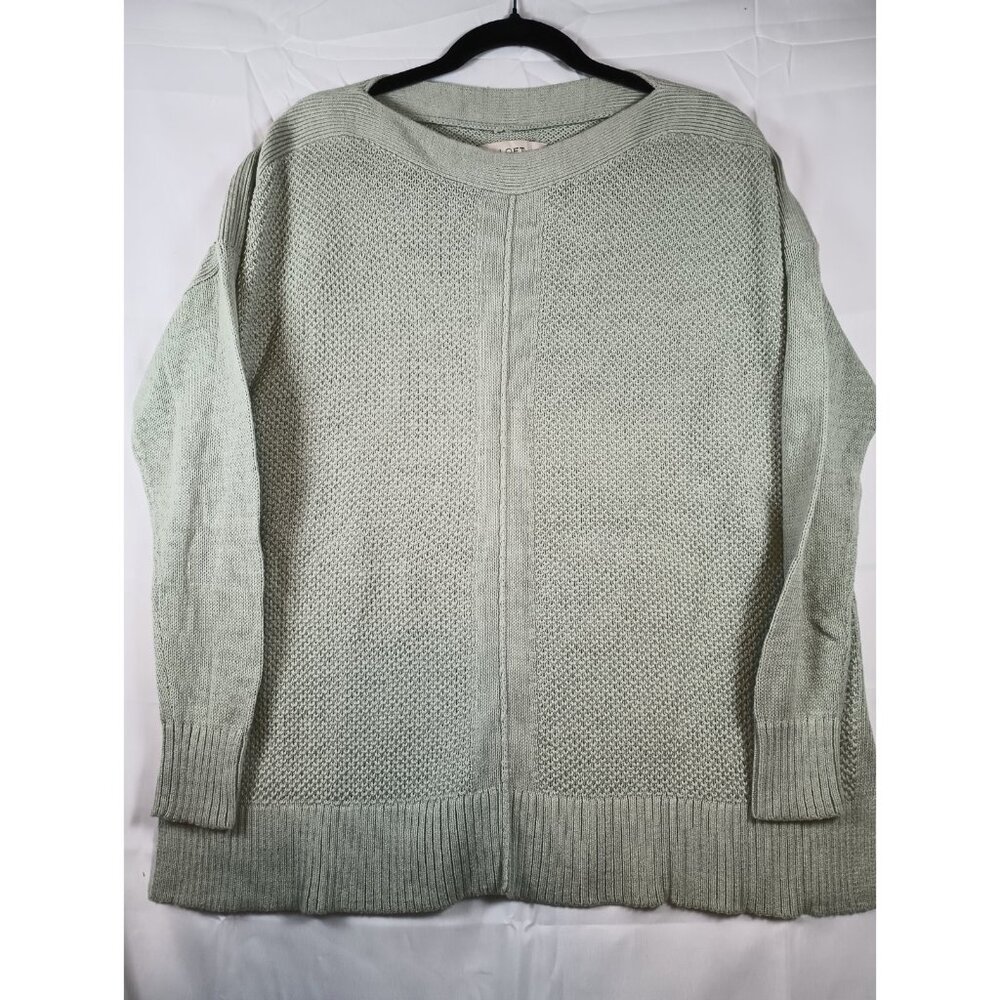 LOFT Mint Green Seafoam  Knit Sweater Women's Size S